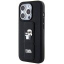 Karl Lagerfeld Gripstand Hardcase Saffiano til iPhone 13 Pro/13 - Svart
