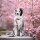 Tyylivoitto Classy Hundehalsbånd Stor Modell Burgunder (L)