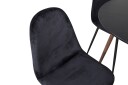 Venture Home Plaza Spisegruppe 100 cm Rund med 4 Polar Stoler Sort