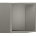Gustavsberg Graphic oppbevaringskube, 30x27,5 cm, grå