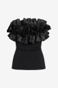 Vila - Topp Vilisse Strapless Top/Dc - Svart