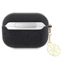 Guess Guap2glgshk Airpods Pro 2-Hette - Svart/Svart Glitter Flake Charm