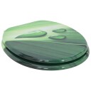  Myk lukking toalettsete 2 pcs Grønn dråpe 44 x 38 cm MDF plater