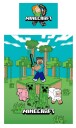 Minecraft Bed Linen Senior Minecraft Jungle Explore   140X200 60X63 Cm   Green   140X200.60X63CM