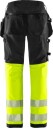 Fristads 2643 GSTP Arbeidsbukse svart/varselgul Svart/Varselgul, Klær