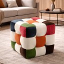 Peticire Sittepuff 42 cm   Grønn oransje hvit
