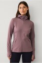 Áhkká Hettegenser Power Fleece FZ Hoodie Lilla