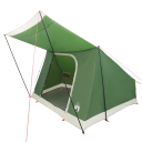 Camping Telt med tak med lagring grønn 282 x 225 x 154 cm taft