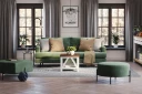 Menard Compact 3 seters Manchestersofa   Grønn