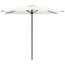 vidaXL Hageparasol 270 x 270 cm Polyester Rektangulær Krem