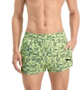 Puma Badeshorts   Mineral Blue Combo   Puma   Small   Badetøy Grå Gul