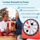 Stor dartskive for barn dartkastespillsett med 4 sparkeballer fotballdart for hagerød