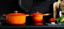 Le Creuset  Signature kasserolle trehåndtak 18 cm vulkan