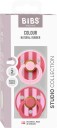BIBS Studio Colour Block Smokk 2-Pakk Lateks Str 2 Baby Pink Coral Mix