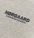 Mads Nørgaard Collegegenser - Mid Grey Melange - Mads Nørgaard - 8 år (128) - Collegegenser Grå Svart