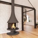 Marina 993 vegghengt peis med 180 grader glass