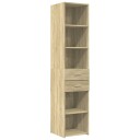  Hylle sonoma eik 40x42,5x185 cm konstruert tre 8721102655326
