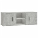  TV benk betonggrå 100x31,5x35 cm konstruert tre