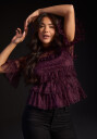 Bubbleroom Frill Lace Blouse