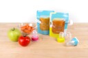 Kidsme Gjenbrukbare Klemmeposer Adaptersett 4x180ml