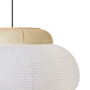 Made By Hand Papir Enkelt Taklampe Ø80 cm Myk Gul