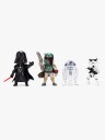 Jada Toys Star Wars 4-Pakning Figurer Wave 1 Samlefigurer med Detaljert Design