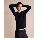 Ines de la Fressange Paris Dame Strikkevarer Blå XL,