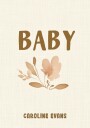 Malerisk blomster baby navn veggkunst uten navnepersonalisering Plakat / 40x50