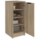vidaXL Skoskap sonoma eik 30x35x70 cm konstruert tre