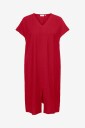 Only Carmakoma   Kjole carJoanna V neck In one Calf Dress   Rød