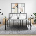 vidaXL Nattbord 2 stk sonoma eik 40x40x50 cm konstruert tre