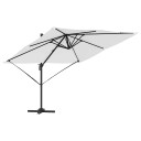  Parasoll for terrasse Sand Polyester baldakin 3m