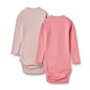 Wheat Body Lotta 2x Rib Pink Lilac (56 / 1 2 mnd)