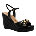 Tamaris Dame Sko Svart 39 EU,