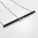 Lucande Wilja hengelampe, 3 lyskilder, rav