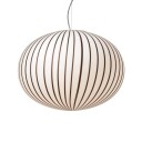 Established & Sons Filigrana Light S4 Ellipse Ø45 - Black Canes