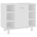 vidaXL Baderomsskap hvit 60x32x53,5 cm sponplate