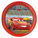 Globos Europe Papptallerkener Biler/Cars 3 - 8-pakning
