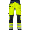 Fristads Hantverkarbyxa Stretch 2707 Plu, Klass 2 Varsel Gul/marinblå C50