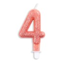 Kakelys Tall Glitter Roségull   Tallet 4