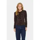 Saint Tropez Dame Strikkevarer Brun XL,