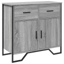  Skjenk grå sonoma 79,5x35,5x74,5 cm konstruert tre 8721102811159
