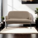 Zyricus 2 seters sofa Teddy   Cappuccino