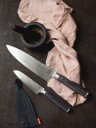 Øyo Skarvet santoku kokkekniv 16,5 cm grå