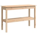 vidaXL Konsollbord 110x40x75 cm heltre furu