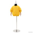 vidaXL Justerbar 120-150 cm Mannequin med Base Unisex PP Svart