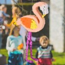 Rxs Pinata flamingo med kølle og maske 10050337