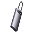 Baseus Metal Gleam 7in1 USB C Hub grå WKWG040013