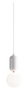 Parachilna Aballs Taklampe Liten Hvit