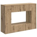 vidaXL Konsollbord Artisan Eik 101 x 29 x 74 cm Konstruert tre